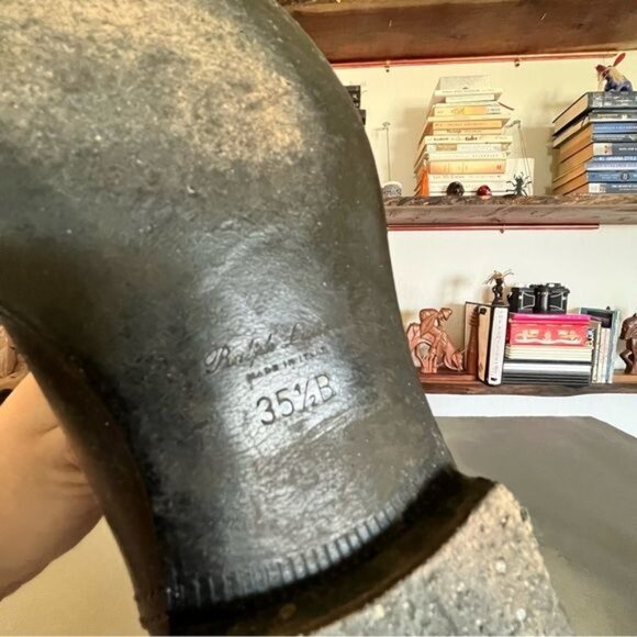 Ralph Lauren Collection Equestrian Black Riding Boots - Picture 8 of 9